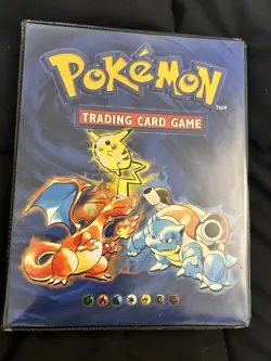 Pokemon 1999 Official Trading Card Game Nintendo WOTC Vintage Binder Only - Image 1