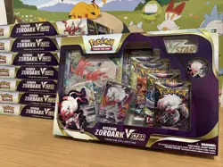 BRAND NEW-Pokemon TCG - Hisuian Zoroark VSTAR Premium Collection Box-SEALED - Image 1