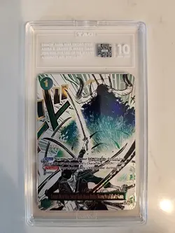 2025 One Piece TCG Demon Aura Nine Sword Style OP12-037 TAG 10 - Image 1