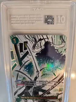 2025 One Piece TCG Demon Aura Nine Sword Style OP12-037 TAG 10 - Image 3