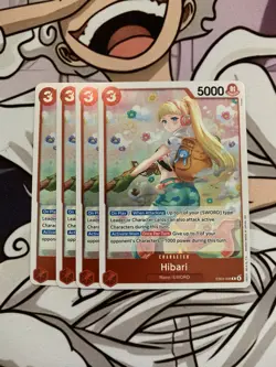 4x Hibari EB03-008 R Extra Booster One Piece Heroines Edition Playset X4 English - Image 1