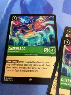 Chernabog - Unnatural Force Winterspell 4x x4 Disney Lorcana Playset - Image 1