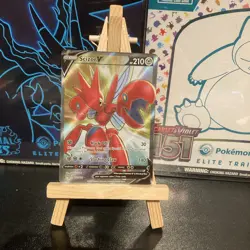 Scizor v Darkness Ablaze Full Art Holo Ultra Rare Card SWSH 183/189 NM/M - Image 2