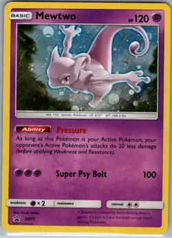 Mewtwo - SM77 Holo SM Promos - Pokemon Card - NM - Image 1