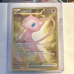 Pokemon Mew EX Scarlet & Violet 151 Gold Secret Rare Holo Card 205/165 180 HP - Image 1