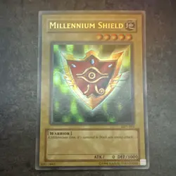 Konami Yu-Gi-Oh! Millennium Shield MP1-001 Monster Warrior Card English - Image 1