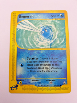 Pokemon Card - Non-Holo Remoraid 105/147 Aquapolis *MP* e-Card Common - Image 1
