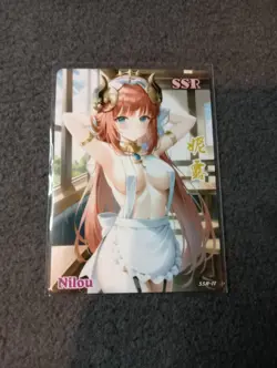 Nilou GENSHIN impact goddess story waifu anime card - Image 1