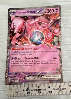 Team Rocket's Mewtwo ex 205 Jumbo Cards Holo - Image 2
