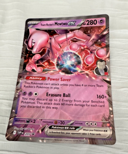 Team Rocket's Mewtwo ex 205 Jumbo Cards Holo - Image 3