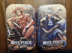 New & Sealed! Set of 2 One Piece Card Game Tin Pack Set Volume 2 OP-13 - Image 1