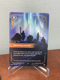Dazzling Aurora Riftbound: Origins Epic Foil Card OGN-160 English Edition NM - Image 1