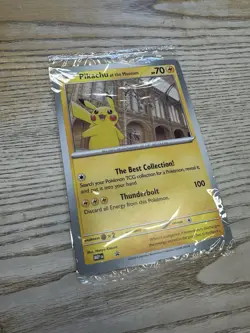 Pokemon TCG Pikachu at the Museum Jumbo Promo Card Natural History Museum UK - Image 2