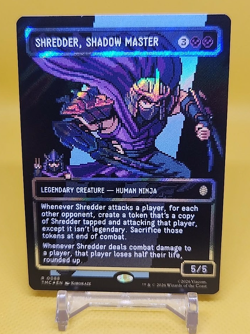 MTG Shredder, Shadow Master Borderless Surge Foil Teenage Mutant Ninja Turtles - Image 2