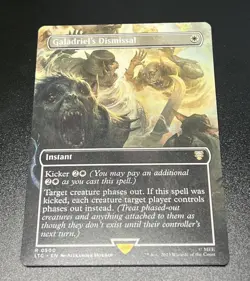 Galadriel's Dismissal Borderless NM, Tales of Middle Earth Commander (LTC) #500 - Image 1