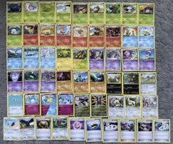 Pokemon XY Steam Siege Part Complete Set x55 Cards No Duplicates - Image 1