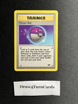 Pokemon TCG Master Ball Gym Challenge 116 Regular Unlimited Uncommon - Image 1