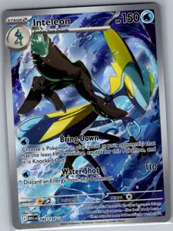 Inteleon 142/132 ME01: Mega Evolution - Pokemon Card - NM - Image 1