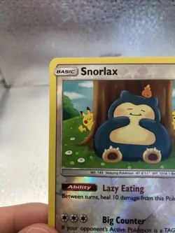Pokemon English Snorlax 158/214 Sm-Unbroken Bonds Reverse Holo PACK FRESH MINT! - Image 2