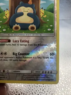 Pokemon English Snorlax 158/214 Sm-Unbroken Bonds Reverse Holo PACK FRESH MINT! - Image 4