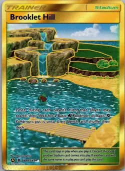 Brooklet Hill SV88/SV94 Secret Rare Hidden Fates Shiny Vault Pokemon NM - Image 1