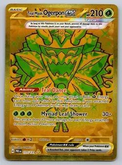 Teal Mask Ogerpon ex - Prismatic Evolutions - 177/131 - Pokemon - NM - Image 2