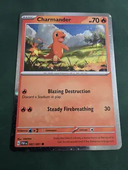 POKEMON TCG CHARMANDER 7 CHARMELEON 8 CHARIZARD EX SVP196 COSMOS HOLO PROMO SET - Image 2
