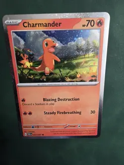 POKEMON TCG CHARMANDER 7 CHARMELEON 8 CHARIZARD EX SVP196 COSMOS HOLO PROMO SET - Image 3