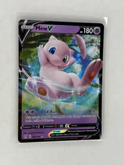 Mew V SWSH03 Pokemon TCG 2020 Darkness Ablaze 069/189 Ultra Rare Holo NM - Image 2