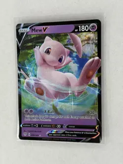 Mew V SWSH03 Pokemon TCG 2020 Darkness Ablaze 069/189 Ultra Rare Holo NM - Image 3