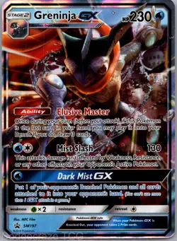 Greninja GX SM197 Promo SM Black Star Promos Pokemon NM - Image 1