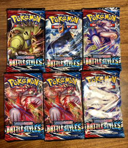 6 Brand New & Sealed Pokemon Battle Styles Sword & Shield Packs - Image 2