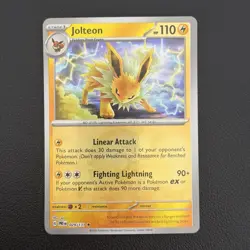 Pokemon TCG Jolteon Prismatic Evolutions 029/131 Rare Poke Ball Pattern - NM - Image 1
