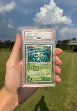 2005 Pokemon EX Celebi ex Unseen Forces PSA 1 - Image 1