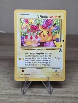 Pokemon Celebrations: Classic Collection #24/53 ______'s Pikachu (Birthday) - Image 3