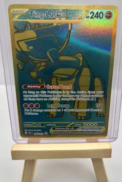 Pokemon TCG Scarlet & Violet: Paldean Fates #244/091 TING-LU EX 💎Hyper Rare💎 - Image 1
