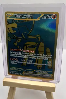 Pokemon TCG Scarlet & Violet: Paldean Fates #244/091 TING-LU EX 💎Hyper Rare💎 - Image 3