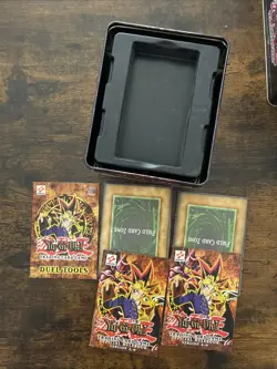 Yu-Gi-Oh 2002 tins (empty). Set Of 6 Vintage Lot! METAL - Image 3