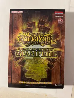 Yugioh Quarter Century Stampede Mini Box 1st Edition *Factory Sealed* - Image 1