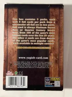 Yugioh Quarter Century Stampede Mini Box 1st Edition *Factory Sealed* - Image 2