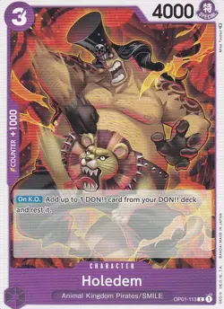 Holedem | OP01-113 C | Purple | Romance Dawn | One Piece TCG - Image 1