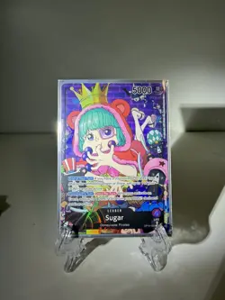 One Piece Royal Blood Sugar OP10-003 Parallel Alternate Art Leader NM - Image 1