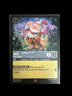 Disney Lorcana Doc Bold Knight 193/204 Non Foil X4 TCG Trading Card - Image 4