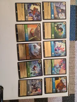 Disney Lorcana Lot Of 30 ( Sr, Rares, Foils) Foils First Picture - Image 1