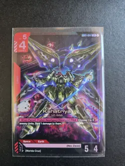 Bandai Gundam Card Game Kshatriya NZ-666 LR Foil Unit Card G001-044 Marida Cruz - Image 1