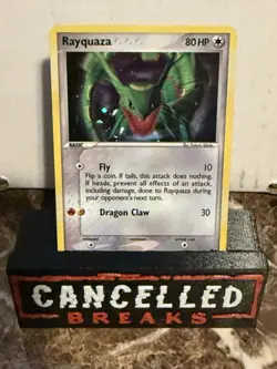 RAYQUAZA Pop Series 1 Set POKEMON Holo 2006 Collector Trading Card 3/17 - Image 1