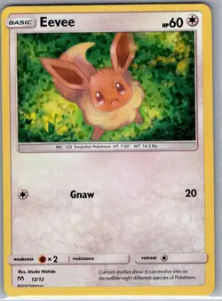 Eevee - 12/12 012/012 Holo McDonald's Promos 2019 - Pokemon Card - NM - Image 1