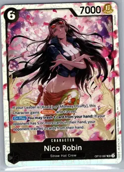 Nico Robin OP12-087 SR English Legacy of the Master - One Piece Card - NM - Image 1
