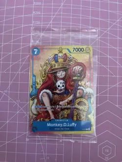 SEALED Monkey.D.Luffy P-043 One Piece English Non Foil Promo Card - Image 1