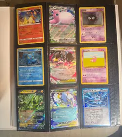 Binder Bundle, Vintage, Modern WOTC New/ Old Holos 135 Pokemon Cards - Image 1